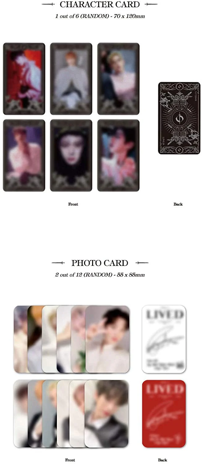 ONEUS - Lived (4th Mini Album) Album+Extra Photocards Set - Image 5