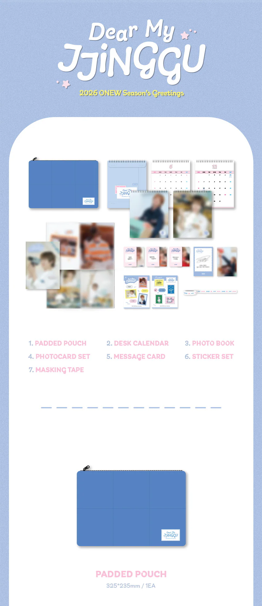 ONEW 2026 SEASON'S GREETINGS [Dear My JJINGGU] - Image 2