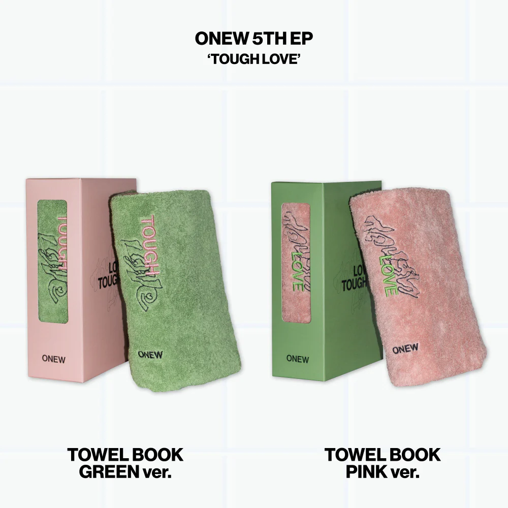 ONEW - 5th Mini Album TOUGH LOVE [TOWEL BOOK Random Ver.]