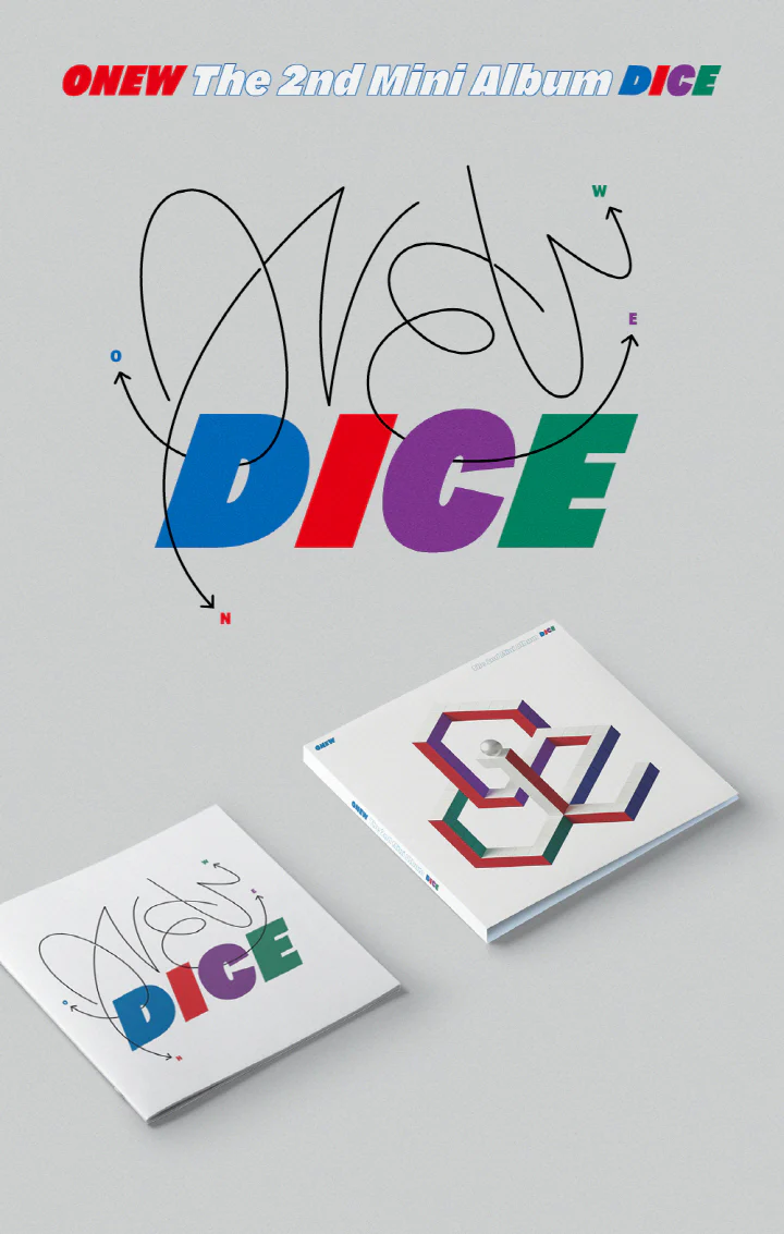 ONEW SHINee - DICE Digipack ver. (2nd Mini Album) Album+Extra Photocards Set - Image 2