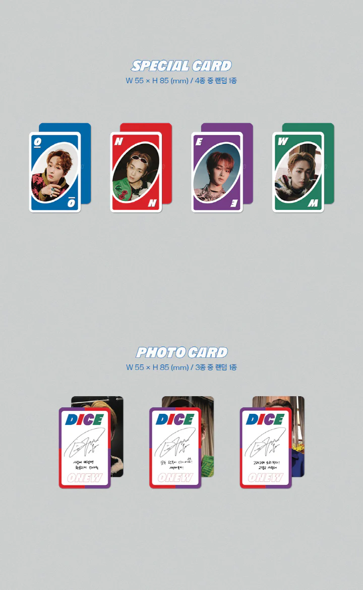 ONEW SHINee - DICE [Photobook ver.] 2nd Mini Album+Free Gift - Image 5