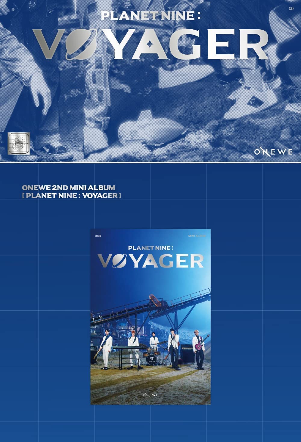ONEWE - Planet Nine : VOYAGER (2nd Mini Album) Album+Extra Photocards Set (CD Only, No Poster) - Image 3