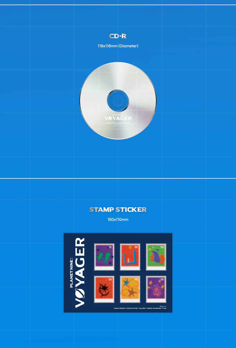 ONEWE - Planet Nine : VOYAGER (2nd Mini Album) Album+Extra Photocards Set - Image 4