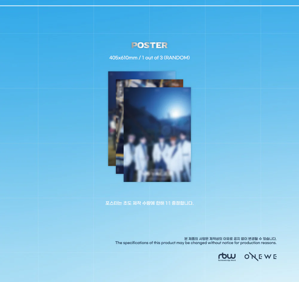 ONEWE - Planet Nine : VOYAGER (2nd Mini Album) Album+Extra Photocards Set - Image 6