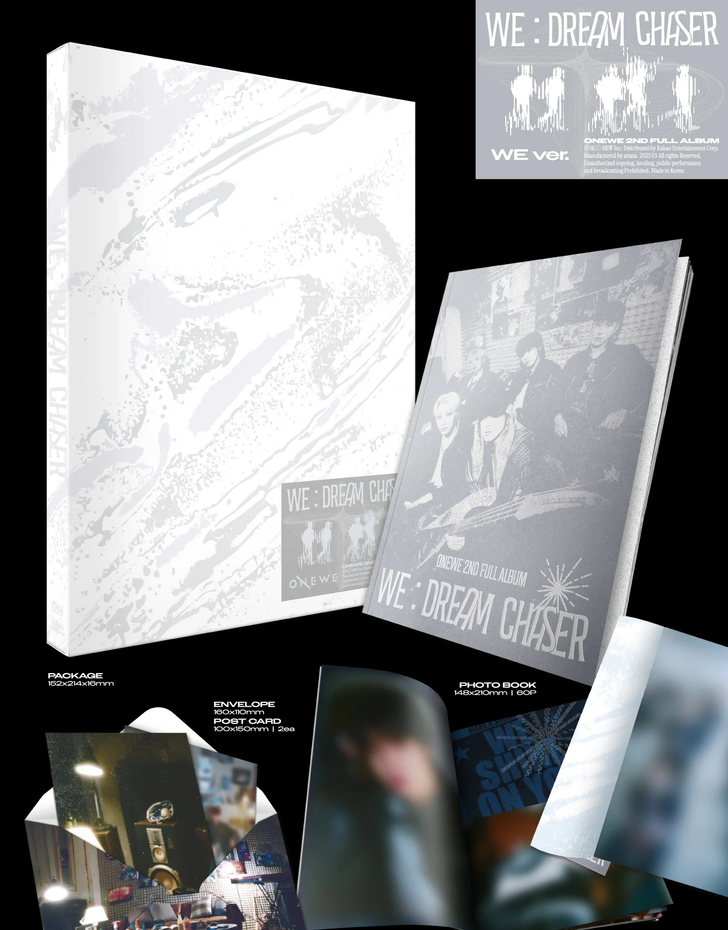 ONEWE - Vol.2 WE : Dream Chaser (WE ver.) CD - Image 2