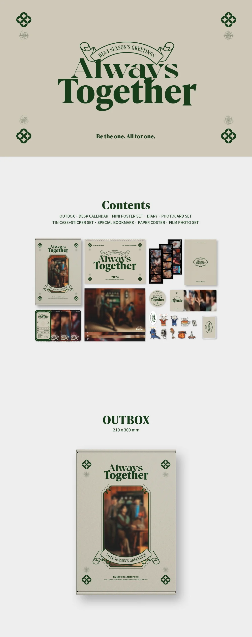 B1A4 - 2024 SEASON’S GREETINGS [Always Together] - Image 2