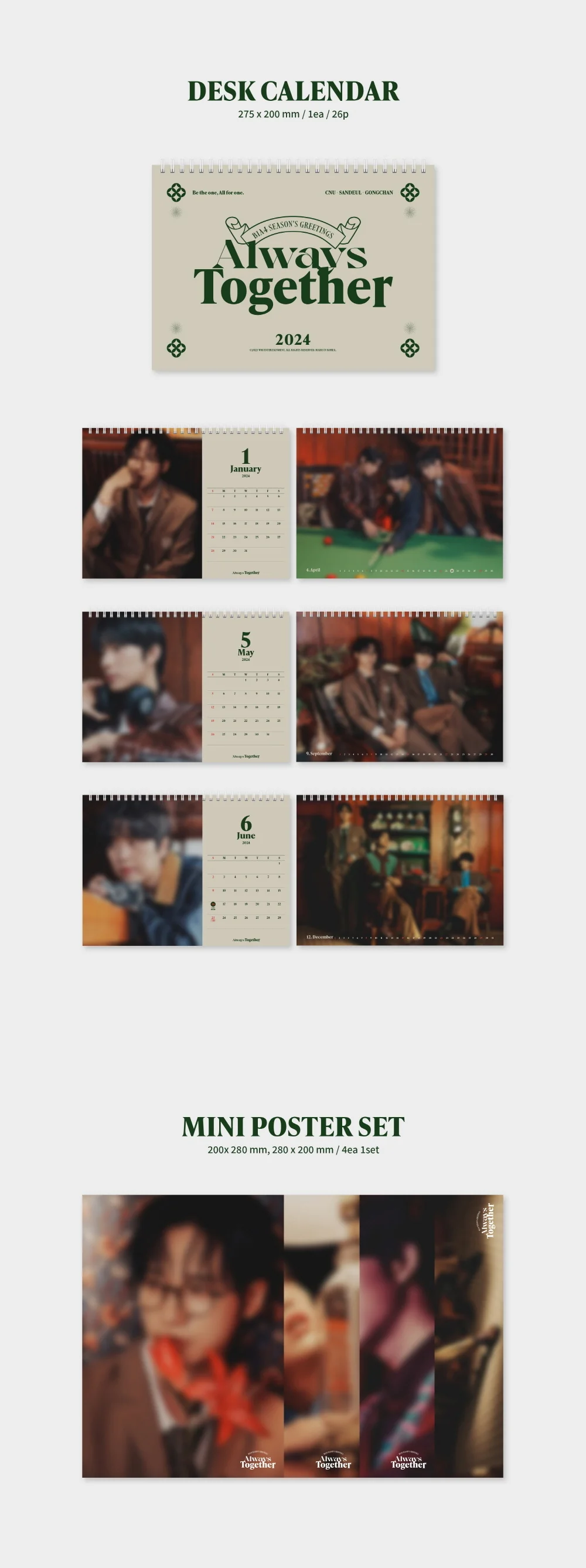 B1A4 - 2024 SEASON’S GREETINGS [Always Together] - Image 3