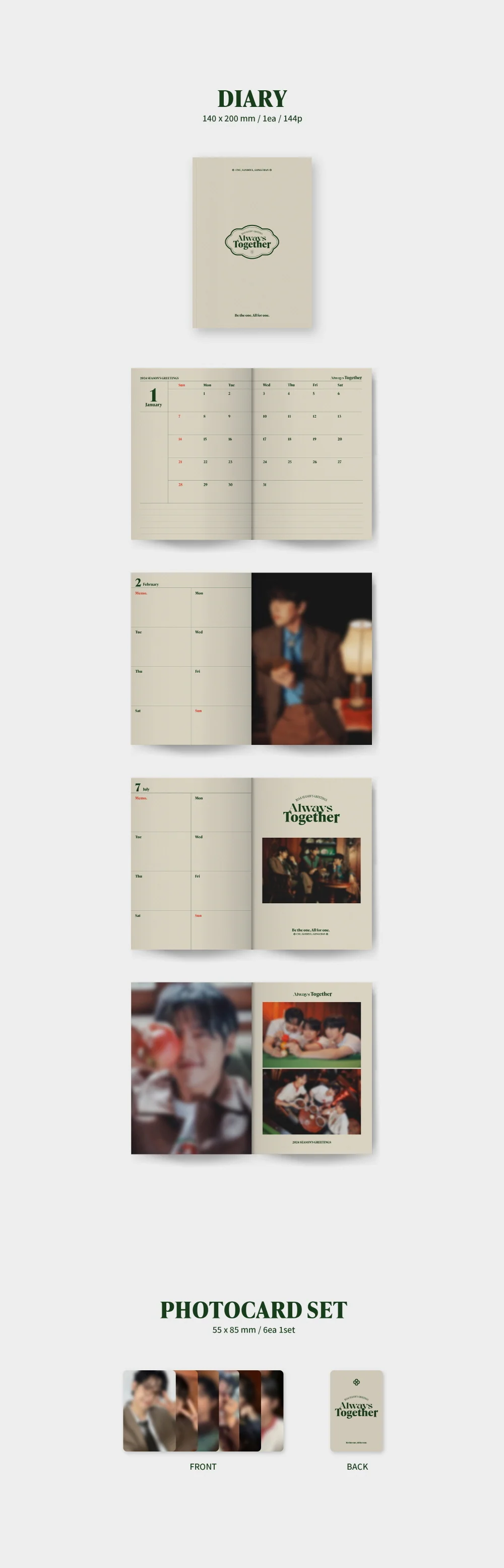 B1A4 - 2024 SEASON’S GREETINGS [Always Together] - Image 4