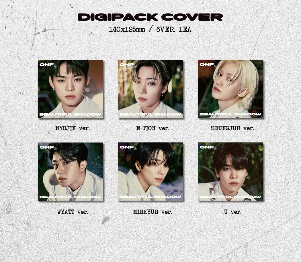 ONF - 8th Mini Album BEAUTIFUL SHADOW [DIGIPACK] - Image 3