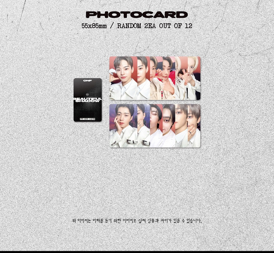 ONF - 8th Mini Album BEAUTIFUL SHADOW [DIGIPACK] - Image 6