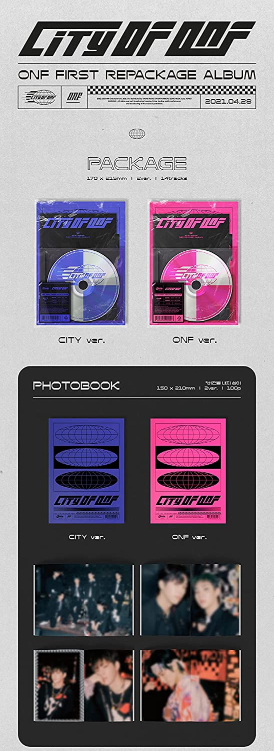 ONF - City of ONF (Vol.1 Repackage) Album - Image 2
