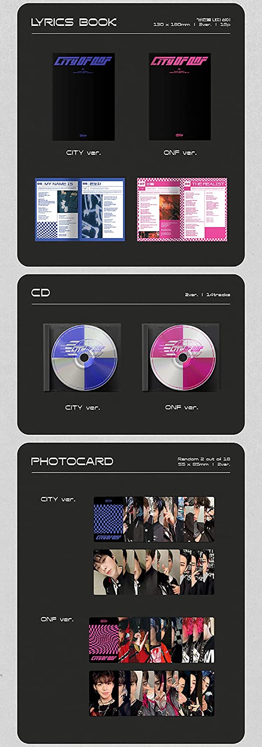 ONF - City of ONF (Vol.1 Repackage) Album - Image 3