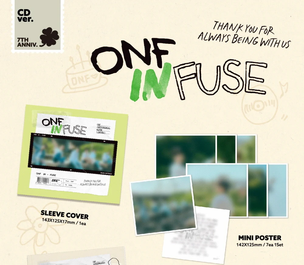 ONF - INSTRUMENTAL ALBUM INFUSE [CD ver.] - Image 2