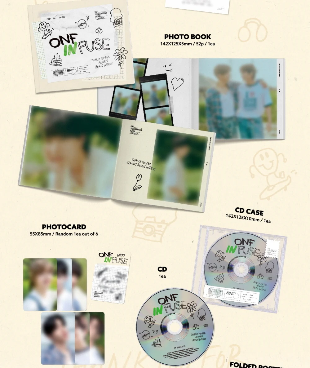 ONF - INSTRUMENTAL ALBUM INFUSE [CD ver.] - Image 3