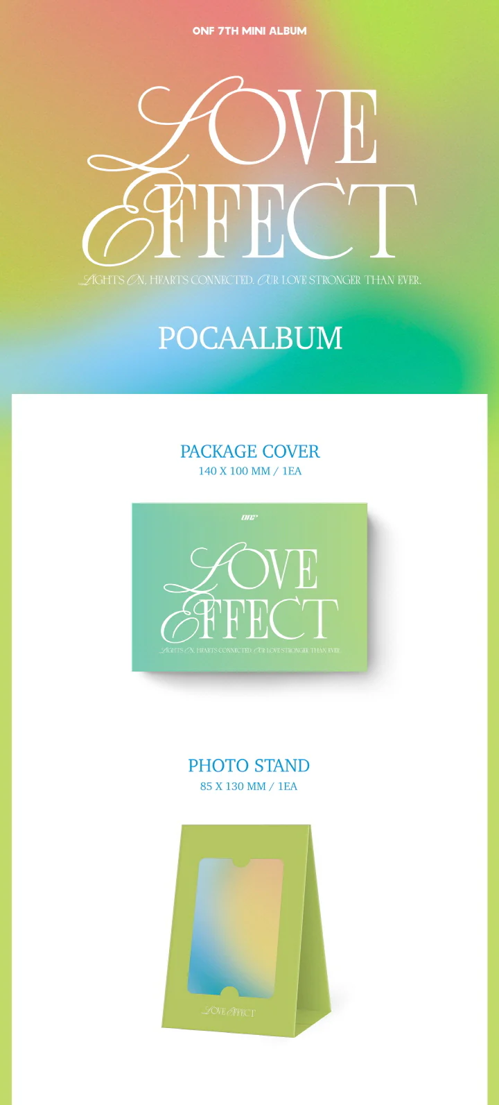 ONF ON AND OFF - 7th Mini Album Love Effect Poca Album - Image 2