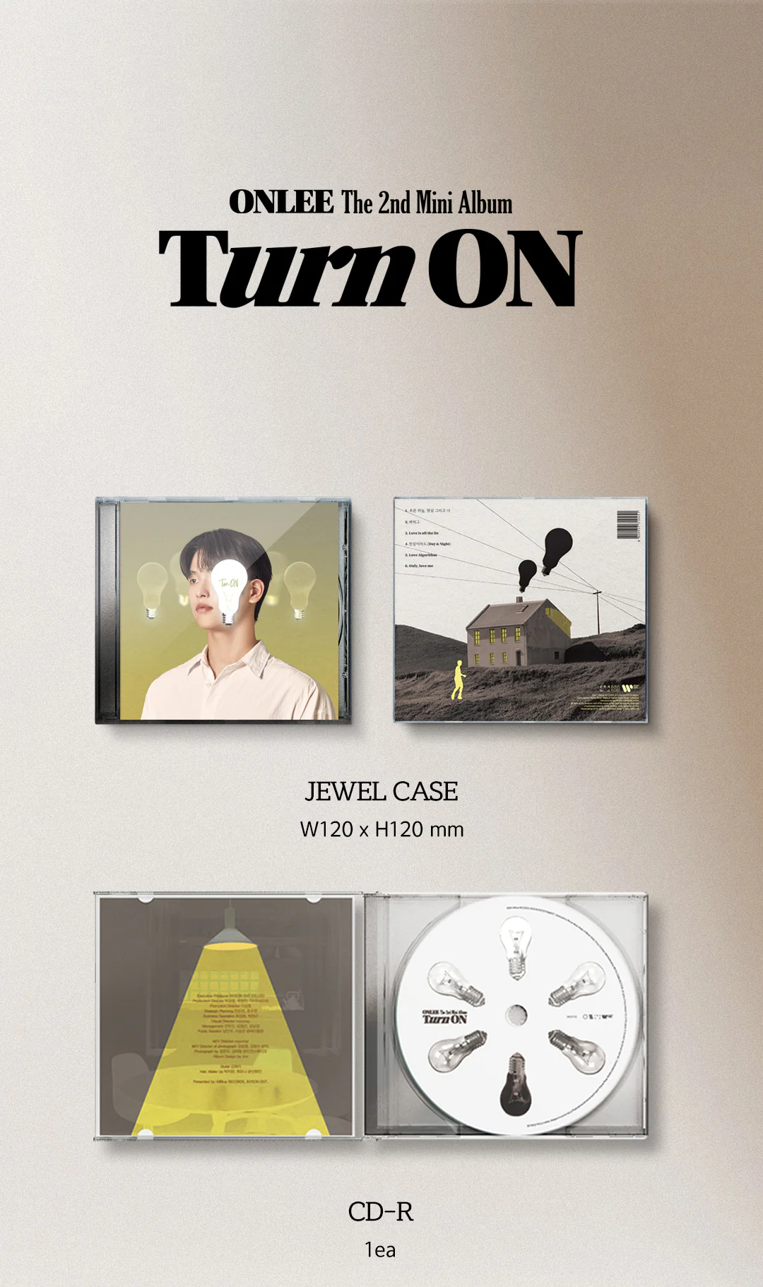ONLEE LEE SEUNG HWAN - 2nd Mini Album Turn ON CD - Image 2