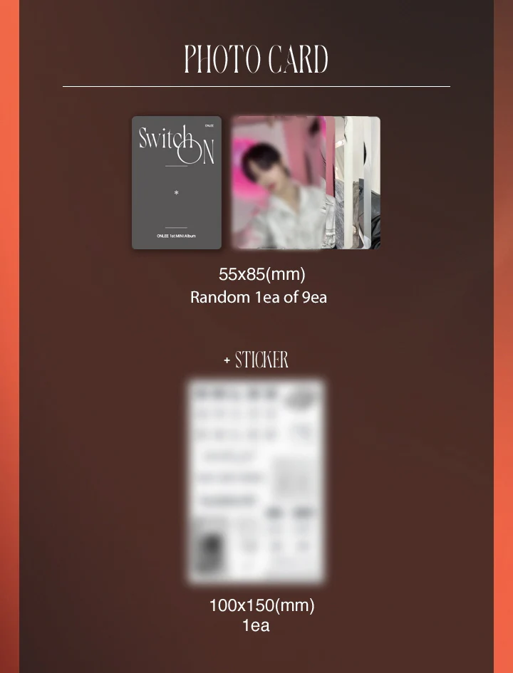 ONLEE - Switch ON (1st Mini Album) CD - Image 4