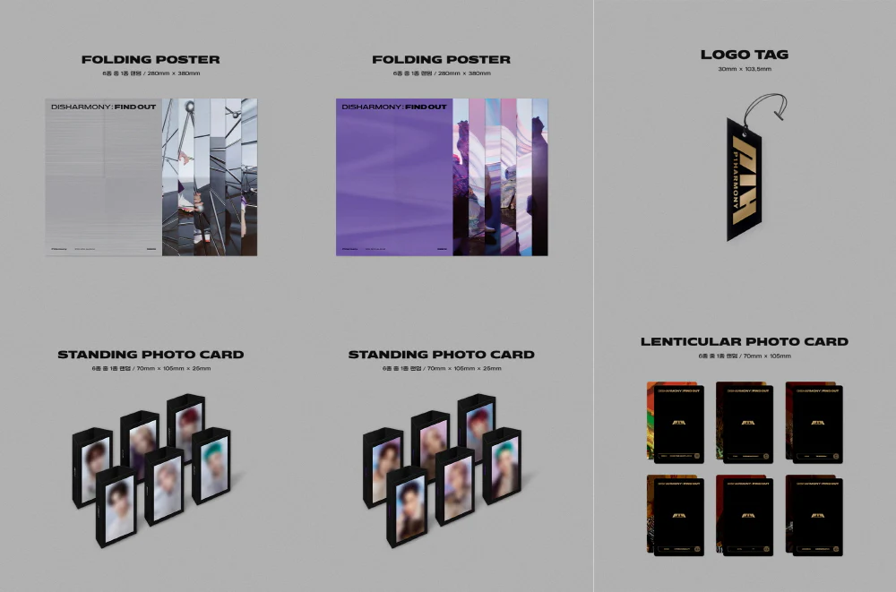 P1HARMONY - 3rd Mini Album DISHARMONY : FIND OUT (Random ver.) CD - Image 4