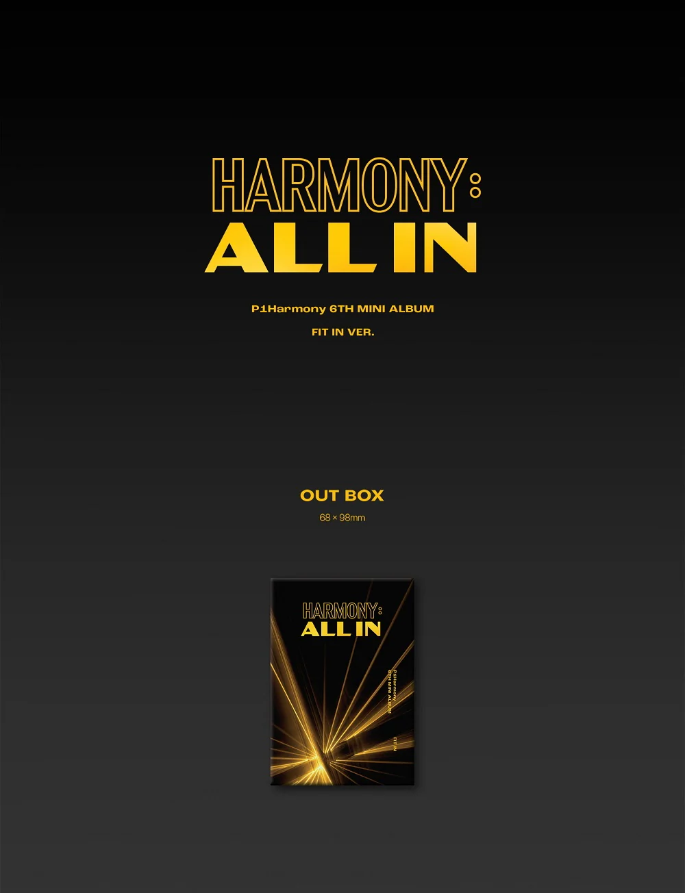 P1HARMONY - 6th Mini Album HARMONY : ALL IN FIT IN ver. - PLVE Album - Image 2