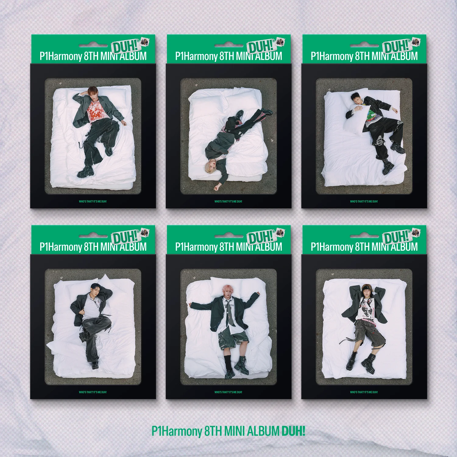 P1Harmony - 8th Mini Album Duh! H version CD