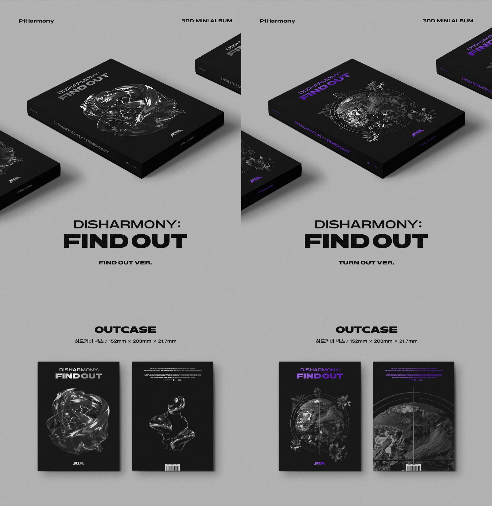 P1HARMONY - DISHARMONY : FIND OUT (3rd Mini Album) Album - Image 2