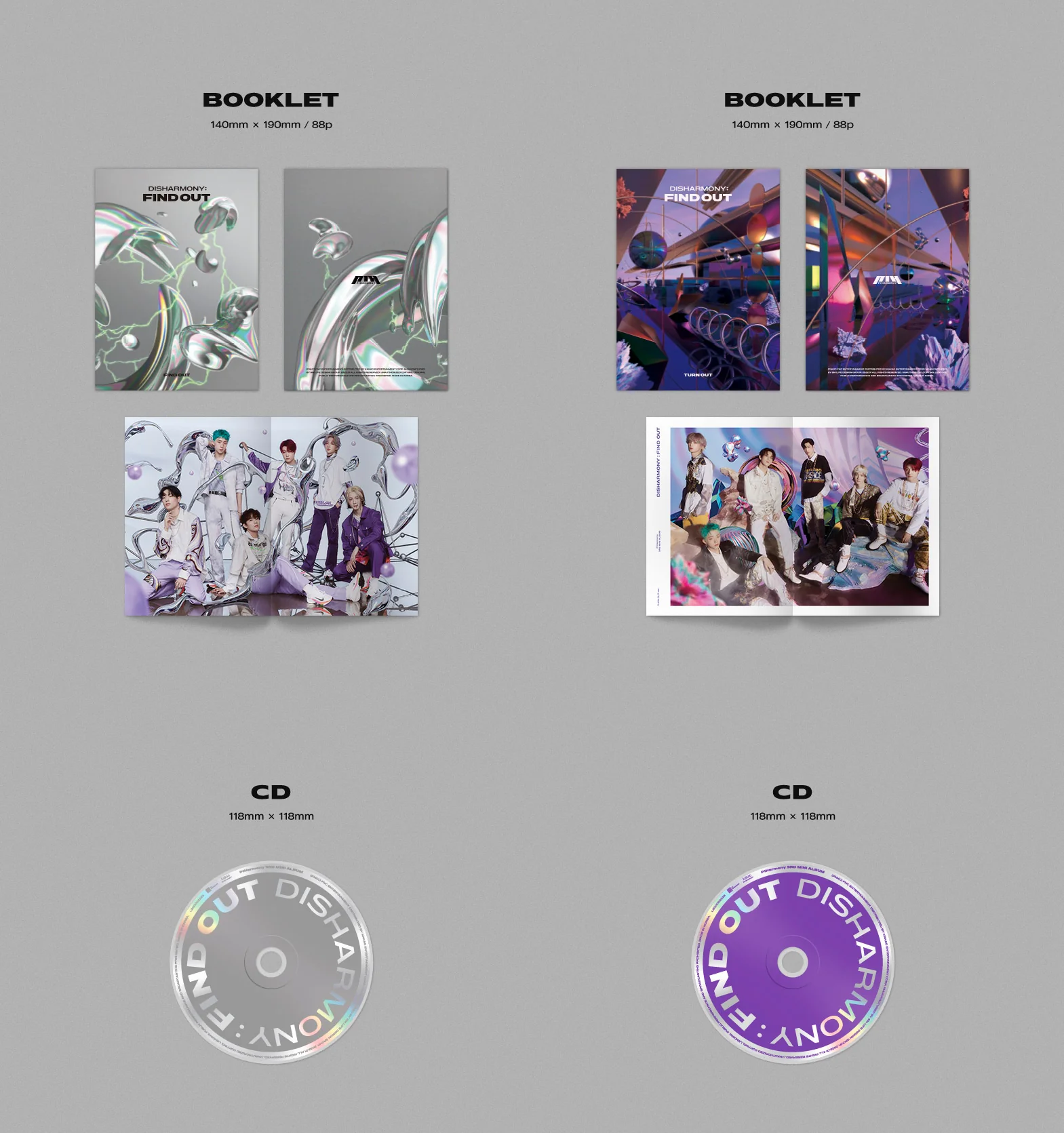 P1HARMONY - DISHARMONY : FIND OUT (3rd Mini Album) Album - Image 3