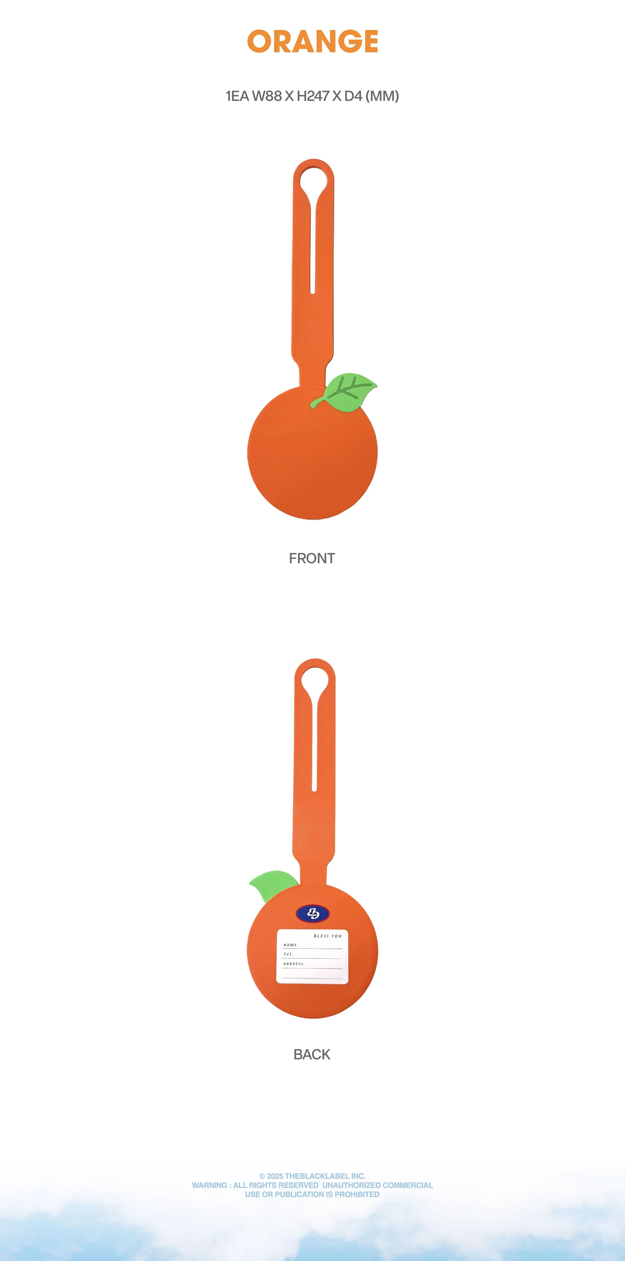 PARK BO GUM Be With You Official Merch - LUGGAGE TAG - Image 4