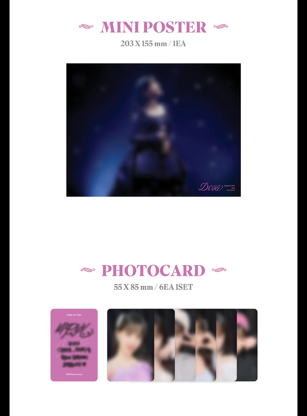 [Pre-Order July] PARK EUN BIN 2024 Fan Concert Blu-Ray [EUNBIN NOTE : DIVA]  - Image 5