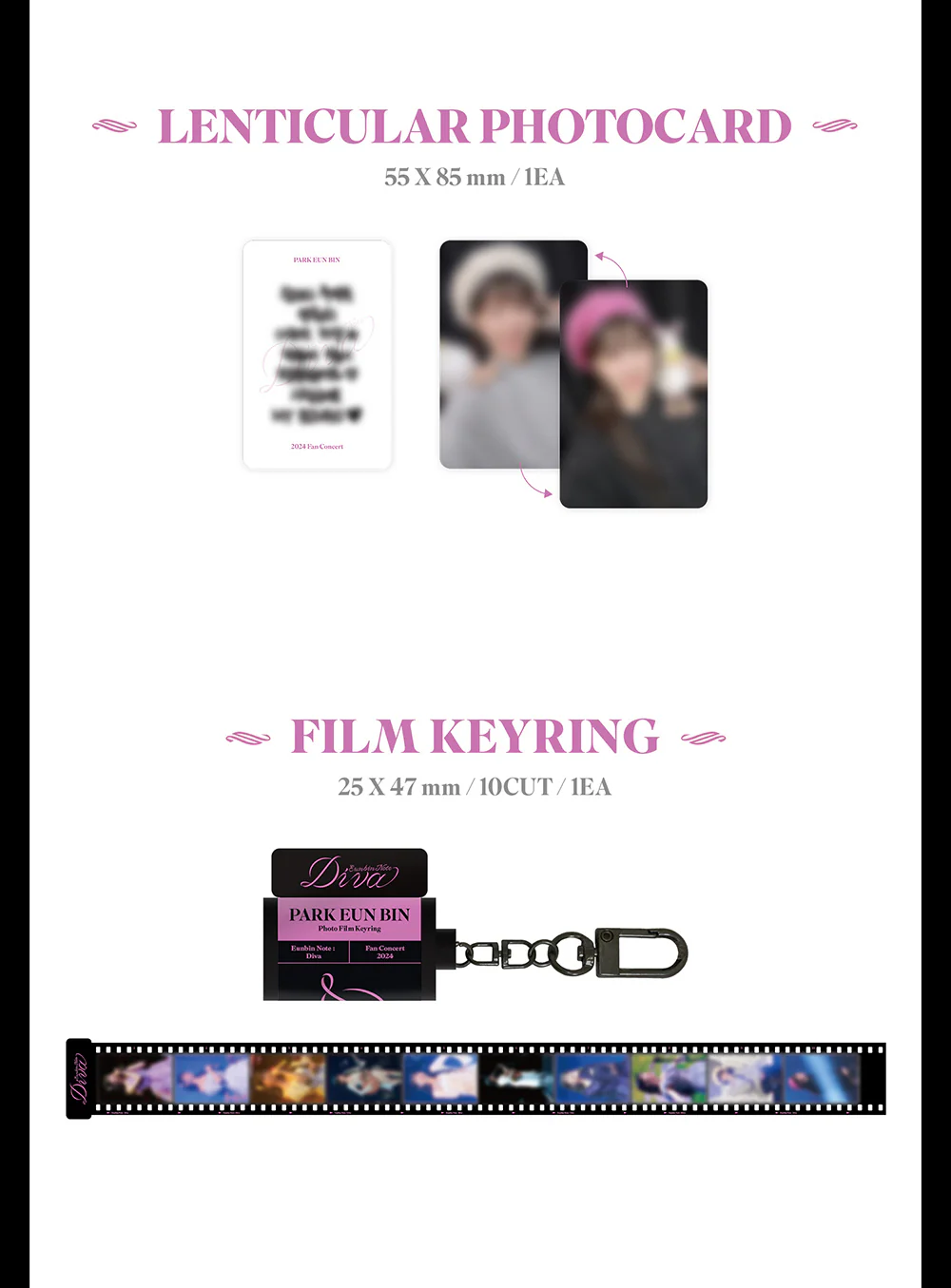 [Pre-Order July] PARK EUN BIN 2024 Fan Concert Blu-Ray [EUNBIN NOTE : DIVA]  - Image 6