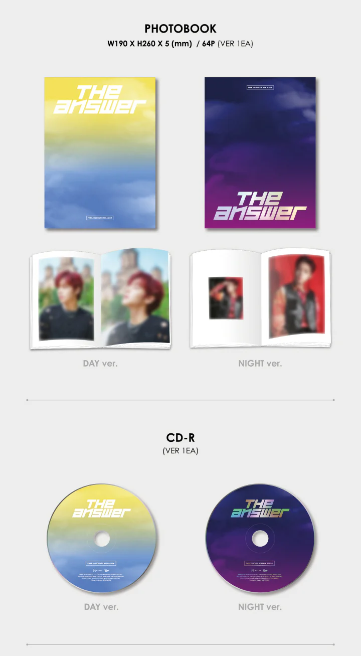 PARK JI HOON - THE ANSWER (6th Mini Album) - Image 3