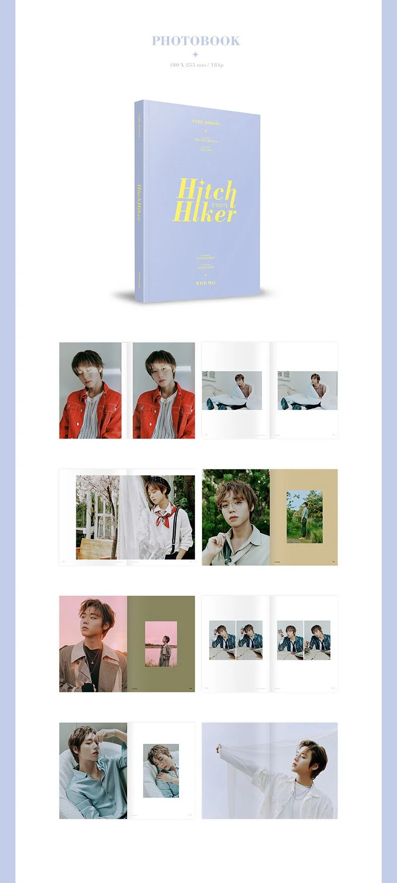 PARK JIHOON - The 1st Photobook [HitchHiker PARK JIHOON WITH MAY] - Image 3