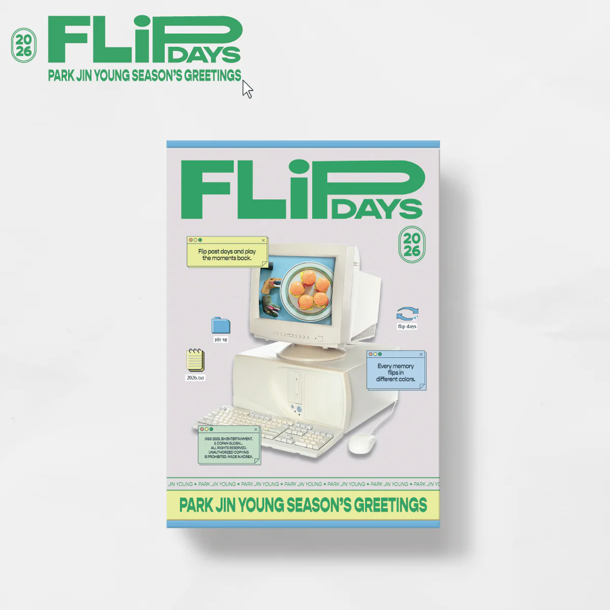 Park Jin Young 2026 Season's Greetings Flip days