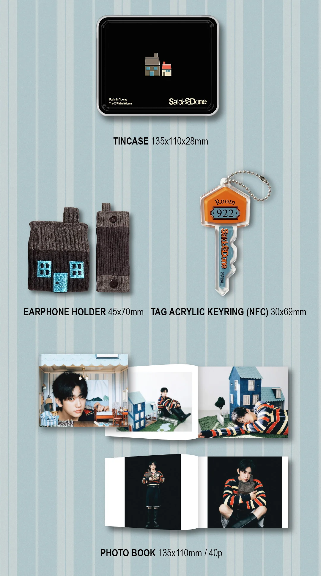 Park JinYoung - 2nd Mini Album Said & Done [Memory Box ver.] - Image 3