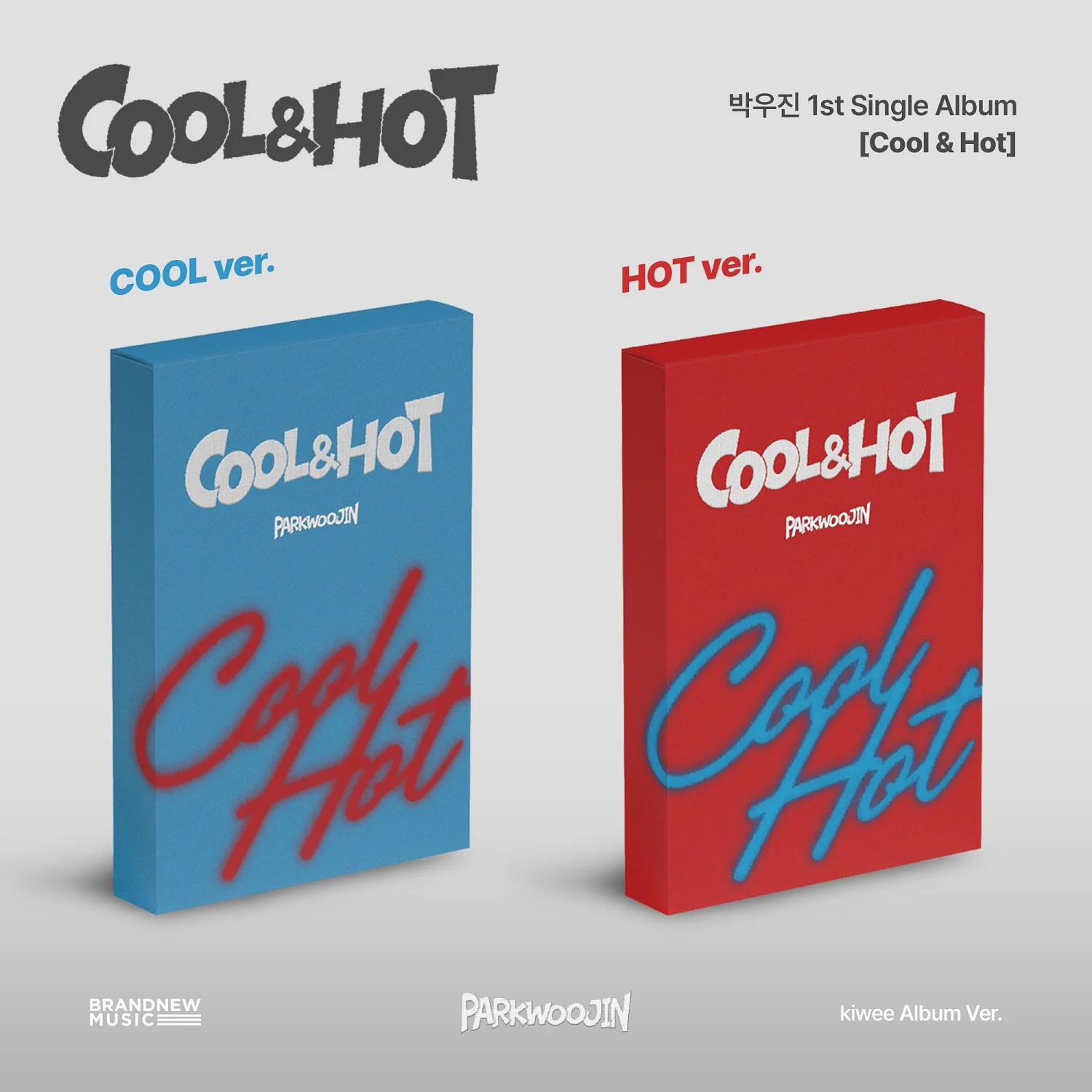PARK WOO JIN AB6IX - 1st Single Album Cool & Hot (kiwee ALBUM ver.)