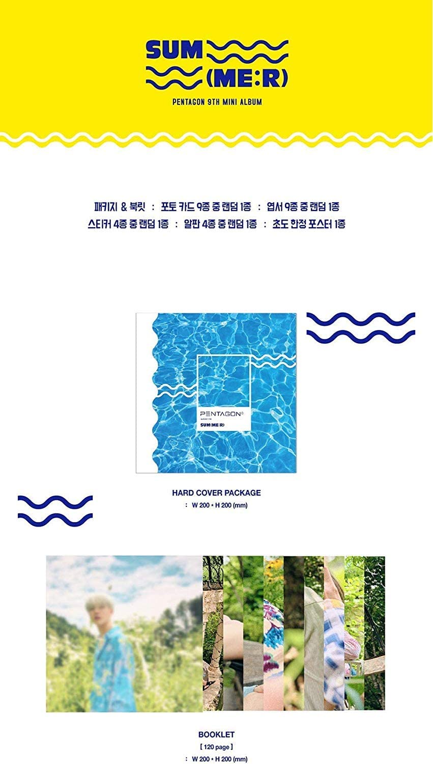Pentagon - Sum(ME:R) (9th Mini Album) CD+Photobook+Photocard+Postcard+Sticker+Double Side Extra Photocards Set - Image 2