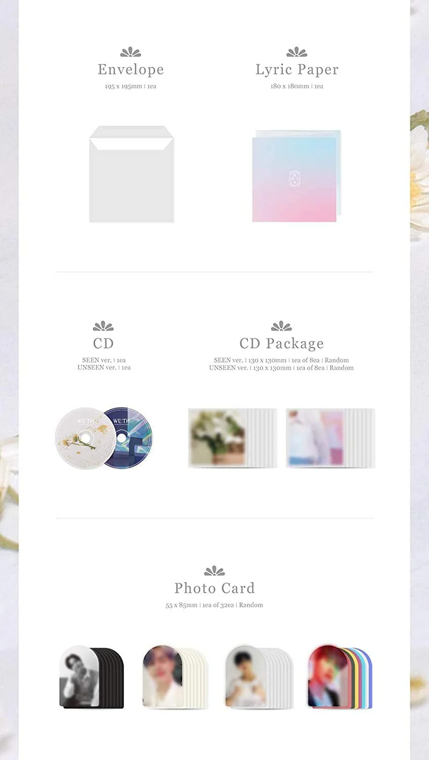 Pentagon - WE:TH (10th Mini) Album+Extra Photocards Set - Image 4