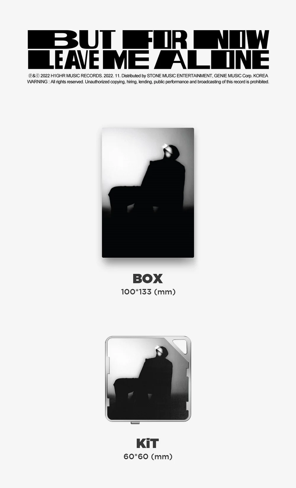 pH-1 - BUT FOR NOW LEAVE ME ALONE Kit album - Image 2
