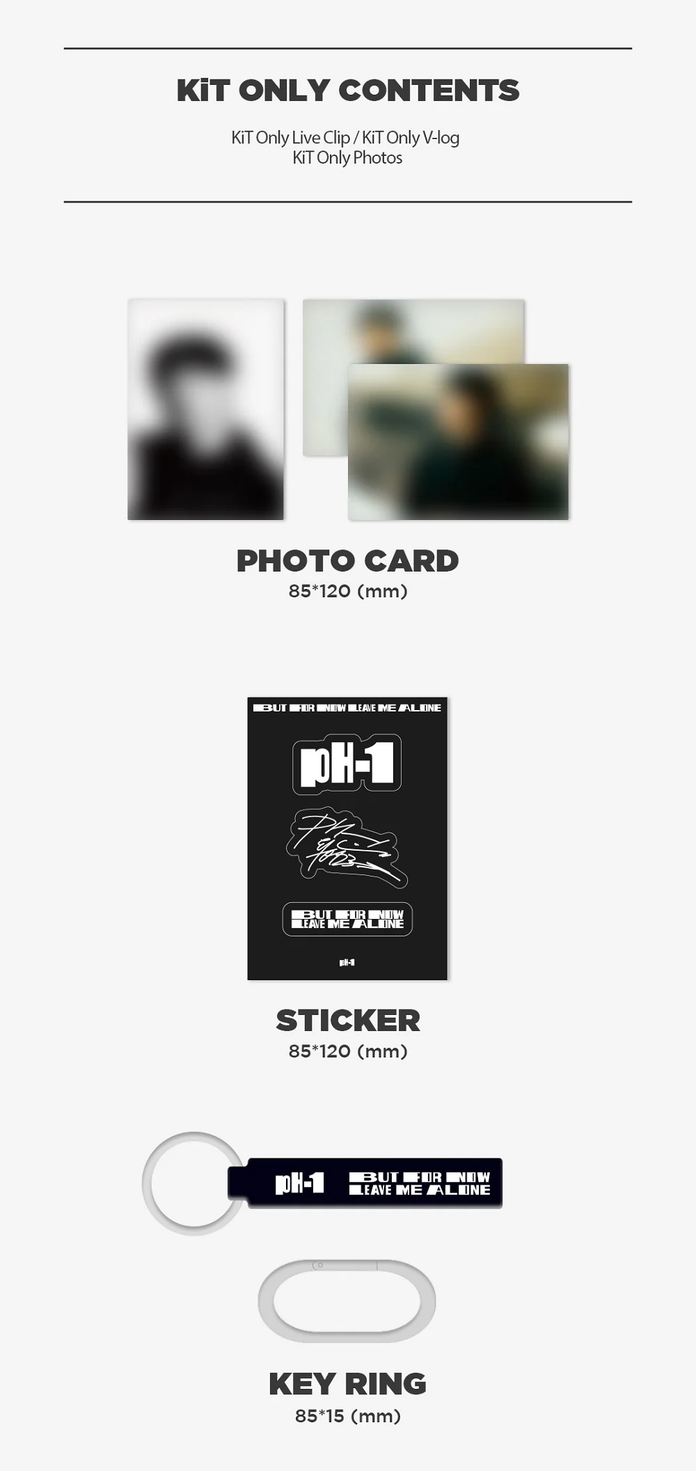 pH-1 - BUT FOR NOW LEAVE ME ALONE Kit album - Image 3