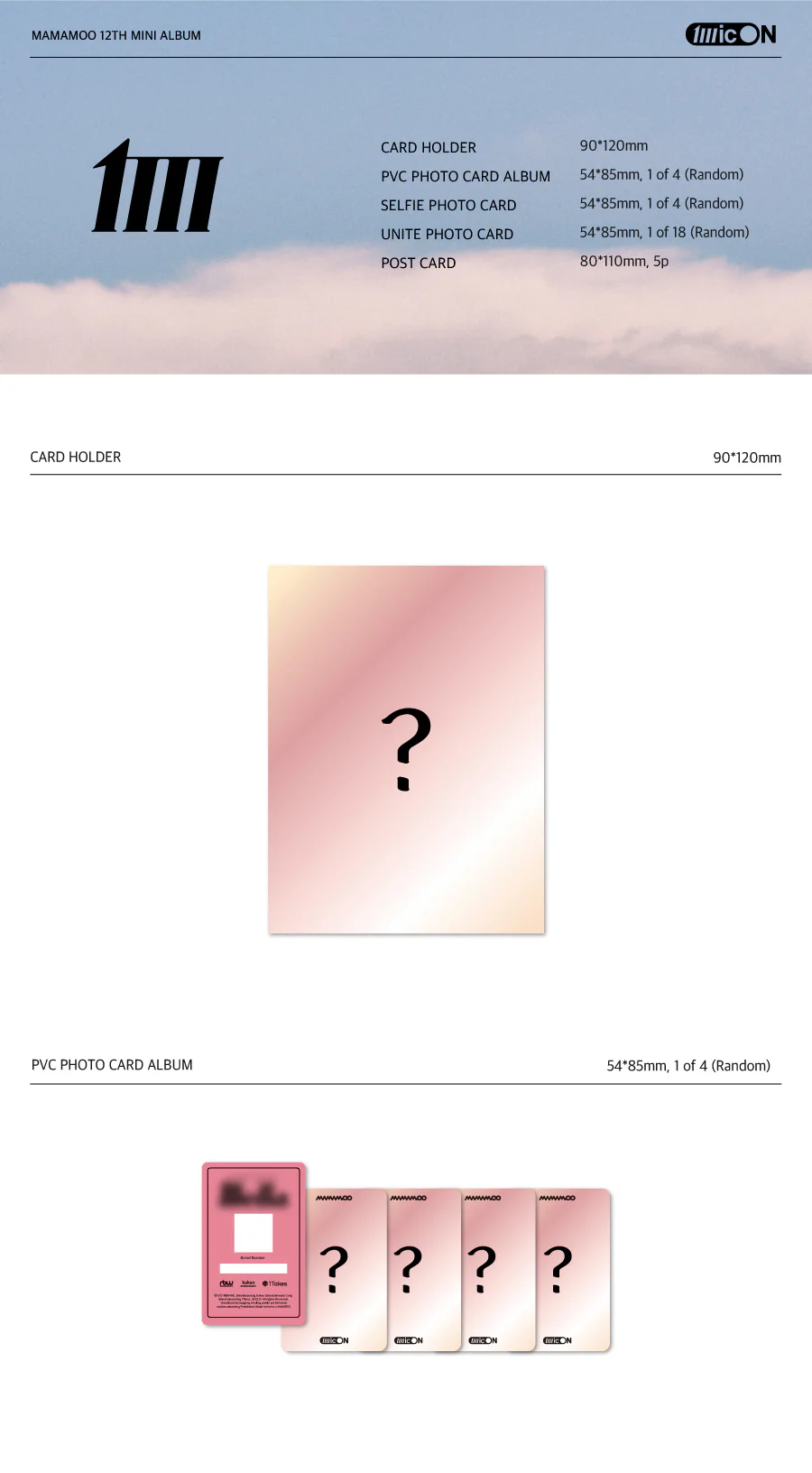 [PHOTOCARD ALBUM] MAMAMOO - MIC ON 1Takes ver. - Image 2