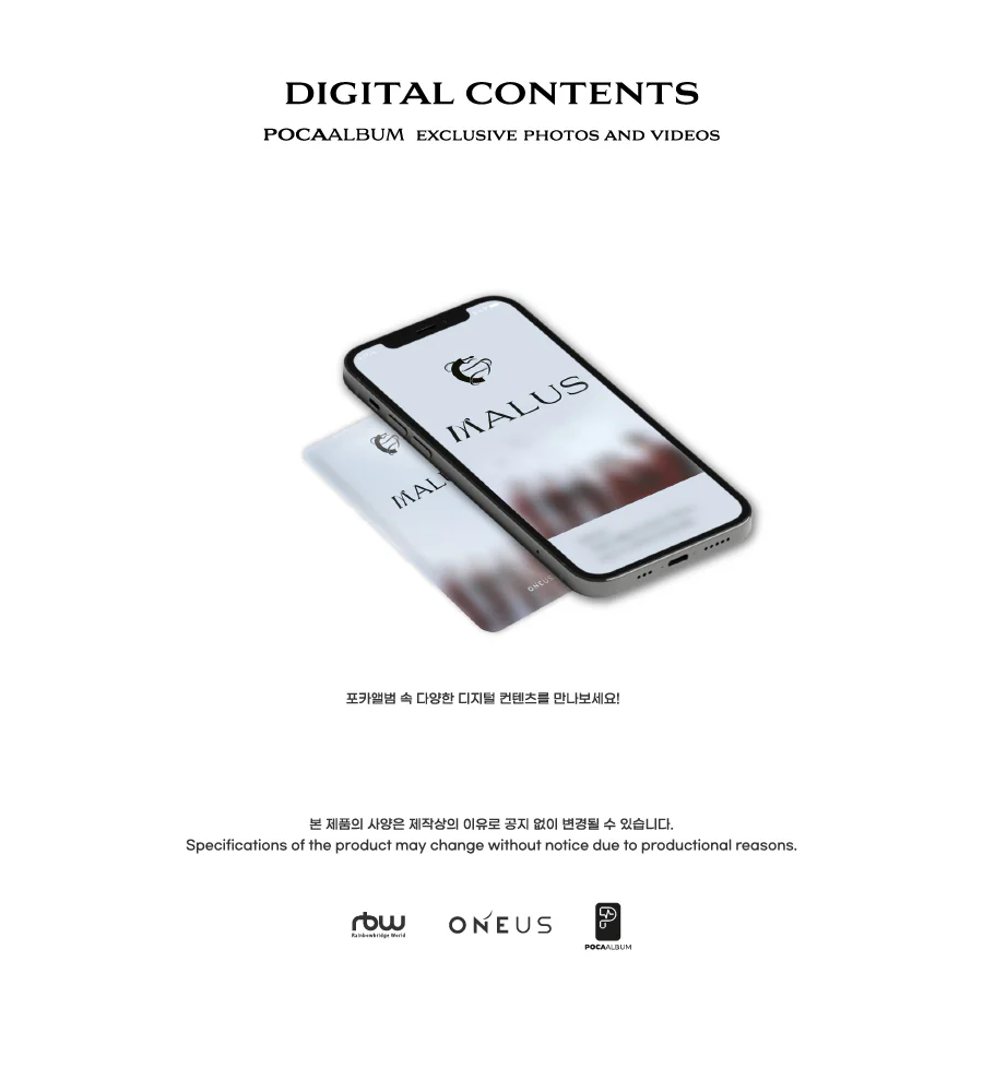 [PHOTOCARD ALBUM] ONEUS - 8th Mini Album MALUS (POCA ver.) - Image 5