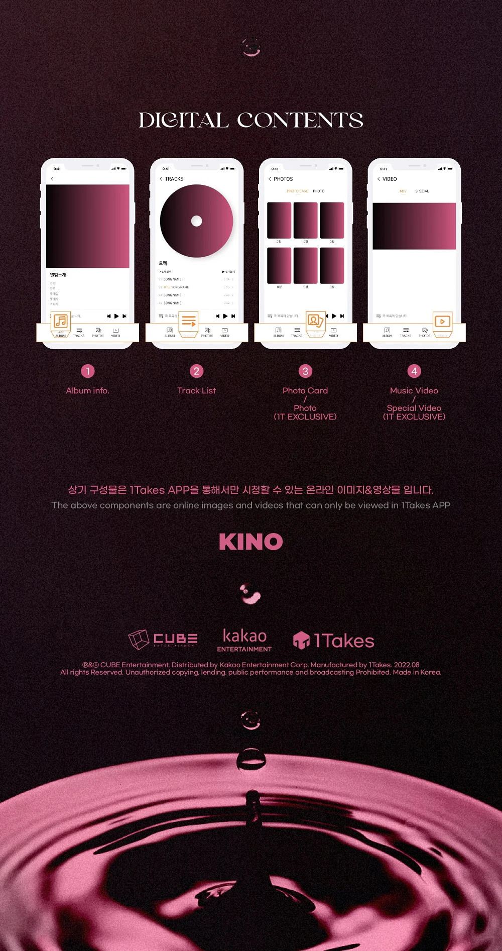 [PLATFORM ALBUM] KINO PENTAGON - Special Single Pose [Platform ver.] - Image 4