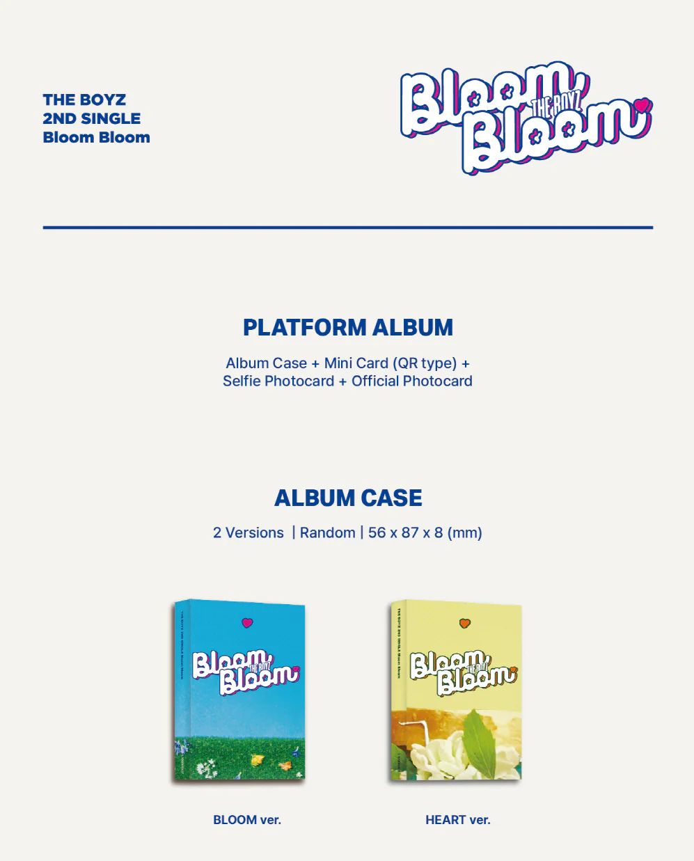 [PLATFORM ALBUM] THE BOYZ - 2nd Single Album Bloom Bloom - Image 2