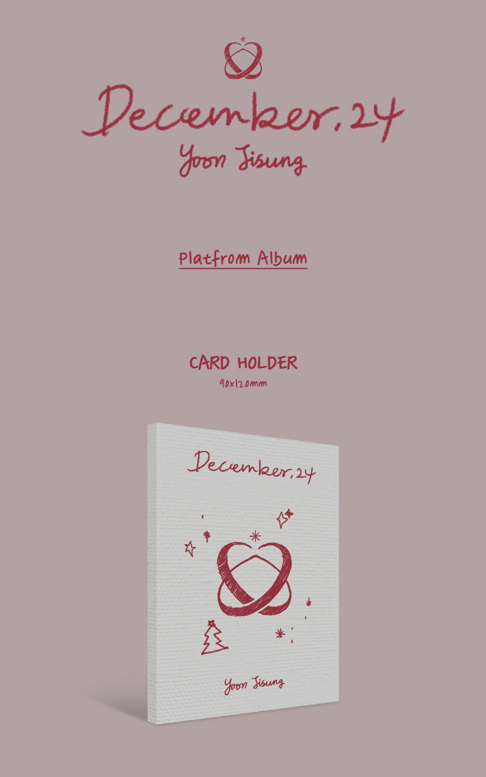 [PLATFORM ALBUM] YOON JI SUNG WANNA ONE - 2nd Single Album December. 24  Platform ver. - Image 2