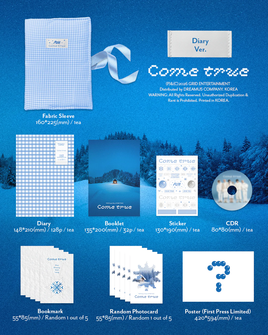 Pow - Single Album Come True Diary version CD - Image 2