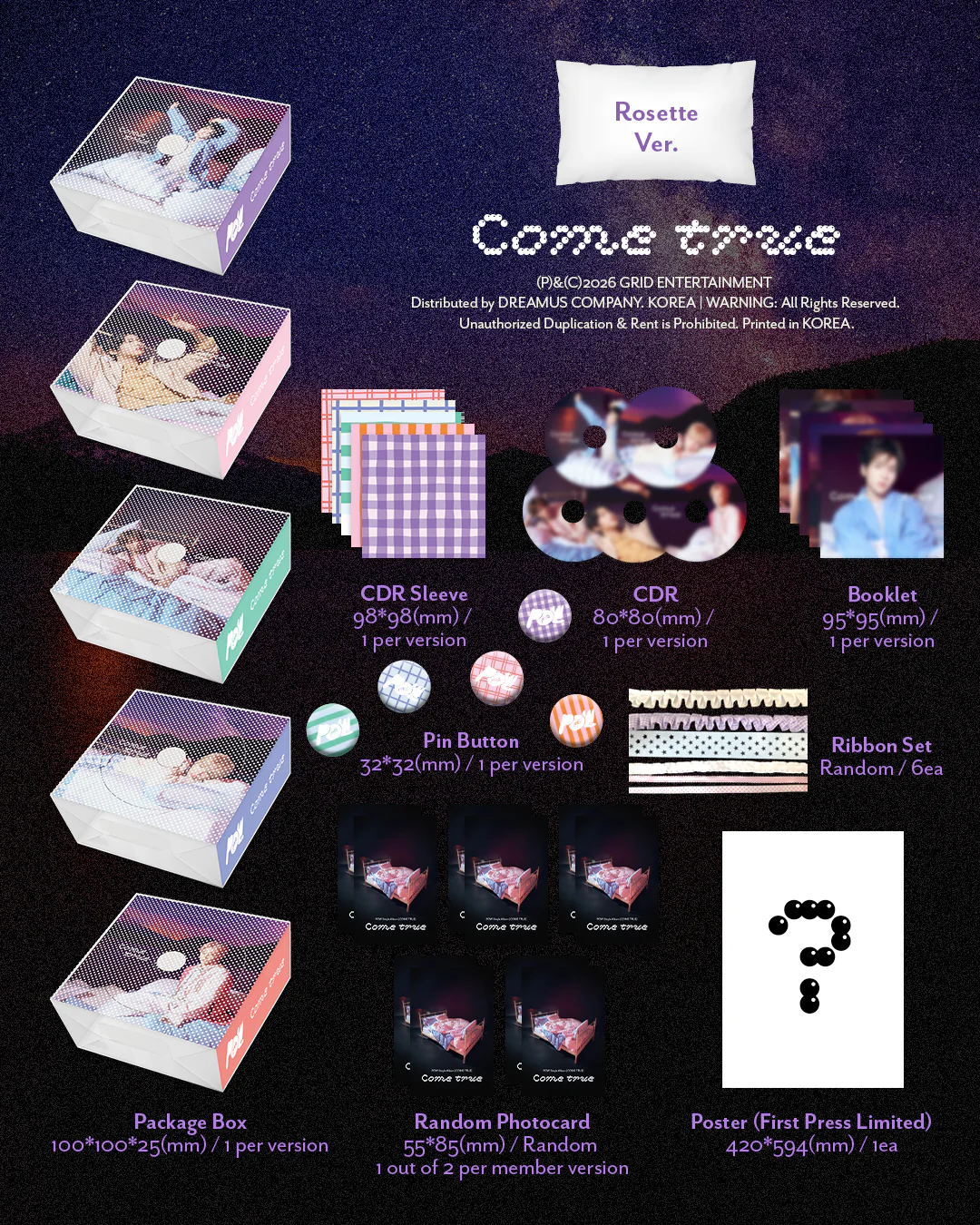 Pow - Single Album Come True Rosette version CD - Image 2