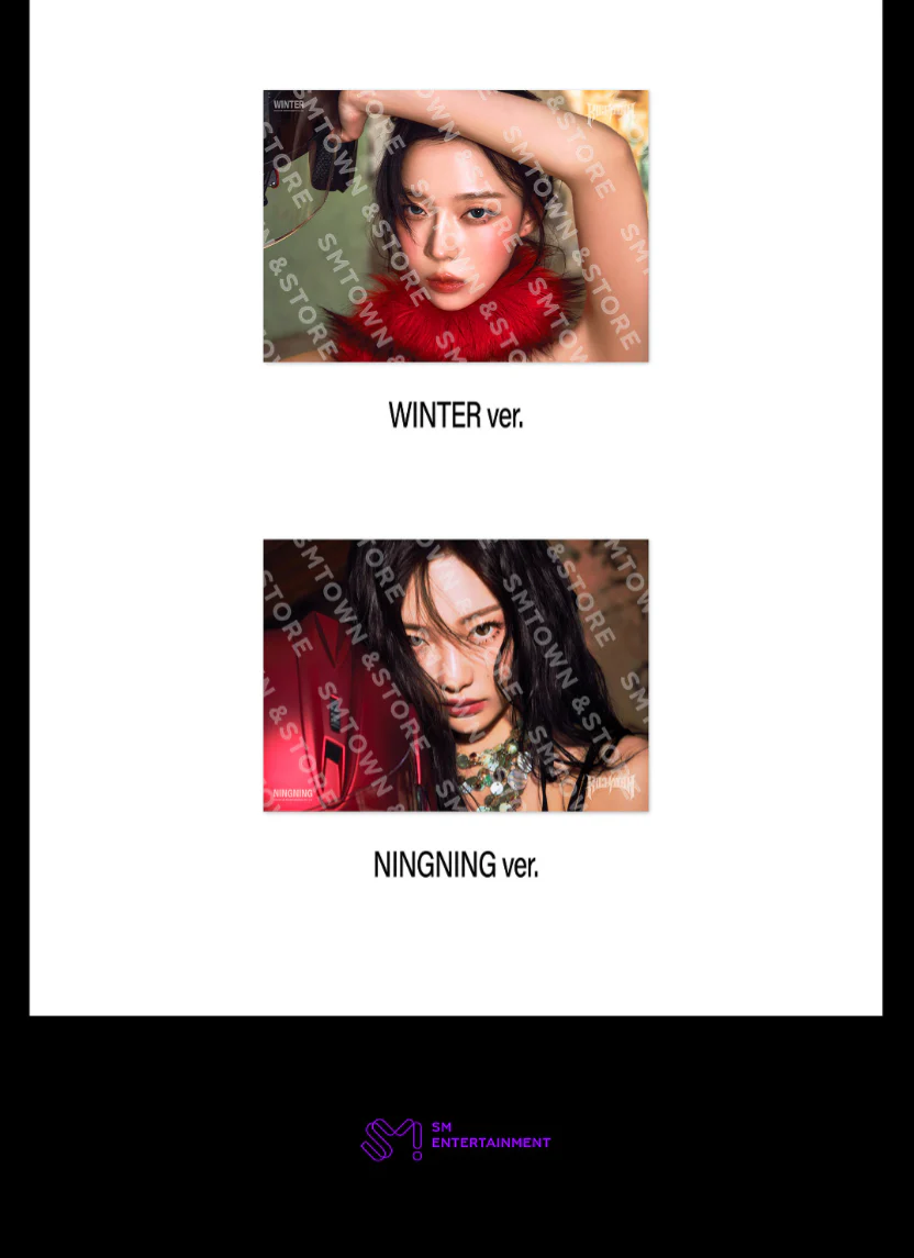 [PRE-ORDER] aespa WEEK Rich Man POP-UP Official MD - A4 PHOTO - Image 4