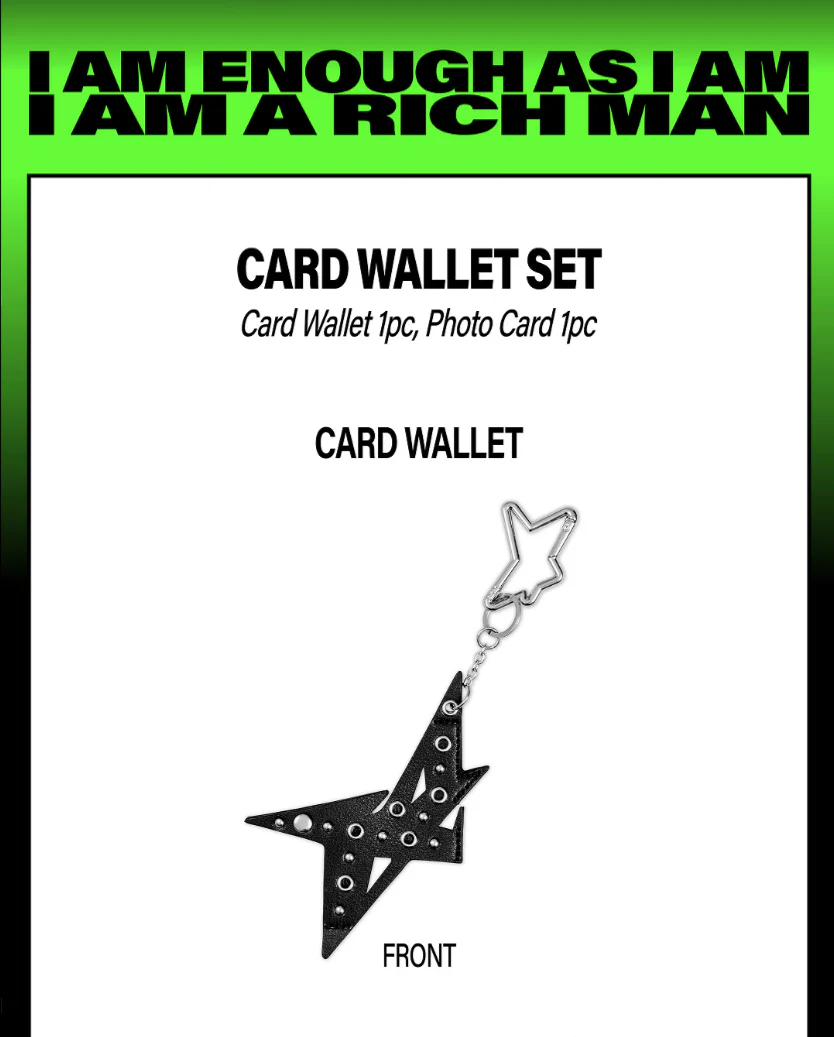 [PRE-ORDER] aespa WEEK Rich Man POP-UP Official MD - CARD WALLET SET - Image 3