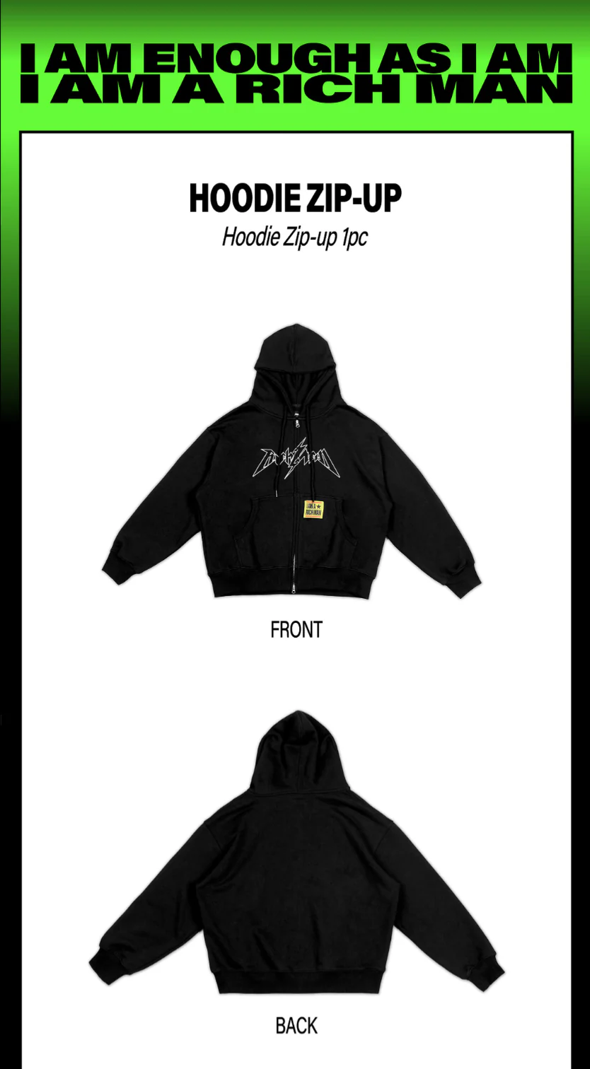 [PRE-ORDER] aespa WEEK Rich Man POP-UP Official MD - HOODIE ZIP-UP - Image 3