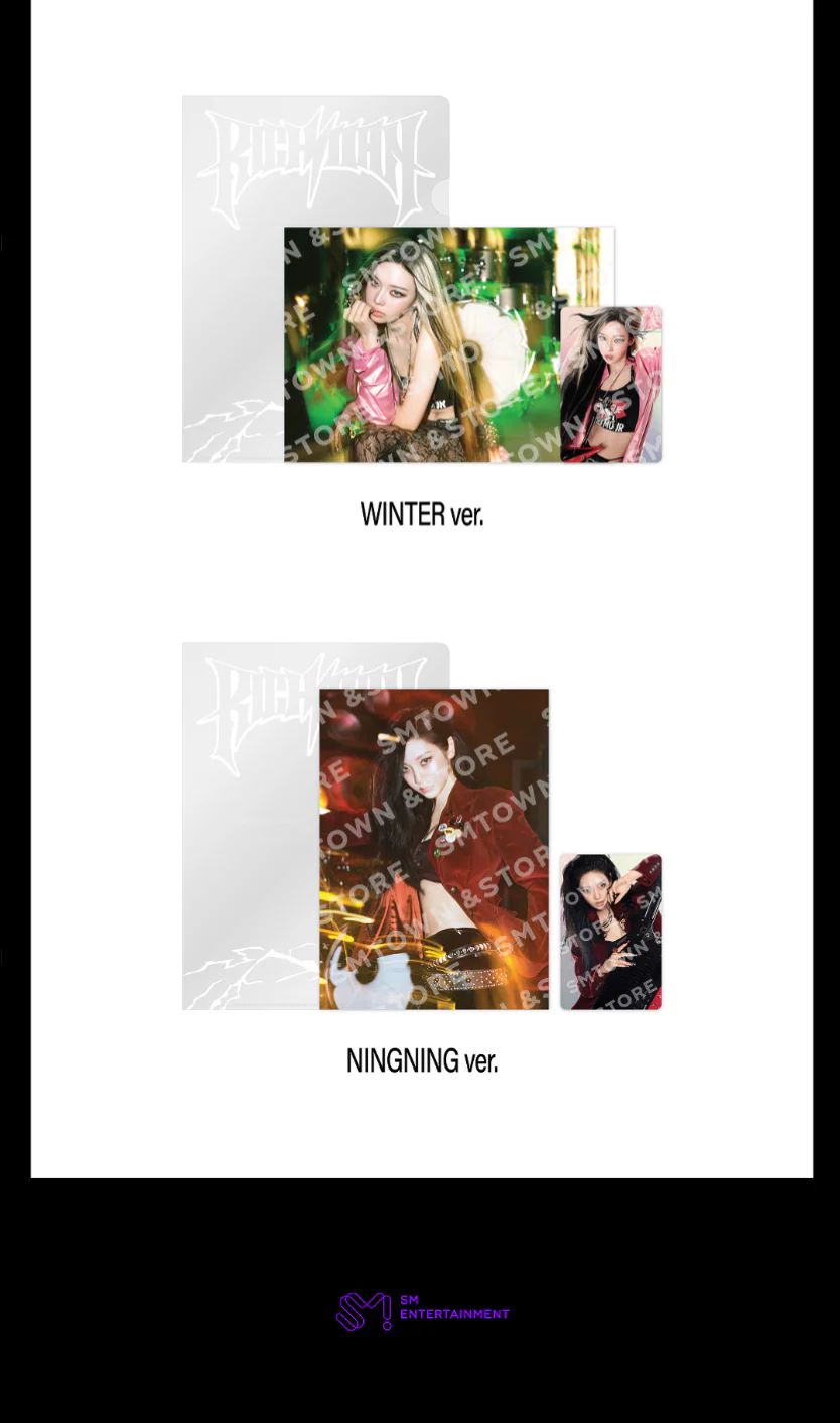 [PRE-ORDER] aespa WEEK Rich Man POP-UP Official MD - POSTCARD + HOLOGRAM PHOTO CARD SET - Image 4