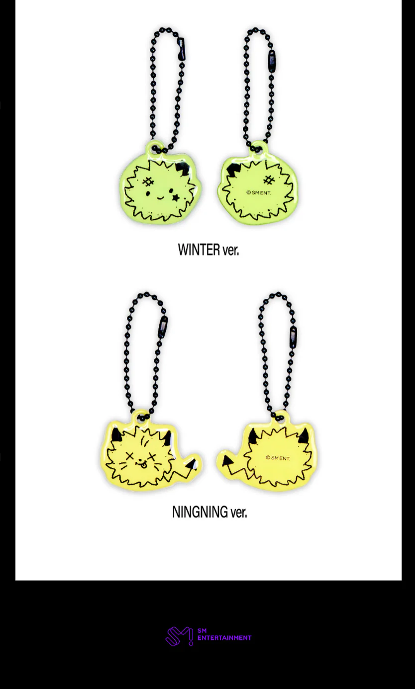 [PRE-ORDER] aespa WEEK Rich Man POP-UP Official MD - RANDOM EPOXY KEYRING - Image 4